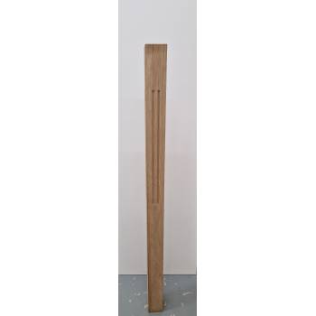 Fluted Oak Newel Post GP07